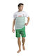 Admas Summer Men's Pyjama Green