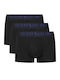 Joe Herren Boxershorts Jet Black 3er Pack