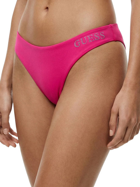Guess Bikini Slip Neon Lights Pink E6GO28KF442-...