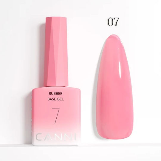 Canni Base Coat for Gel Quick Dry Rubber 9ml 07