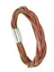 Silver And More Herren Lederarmband