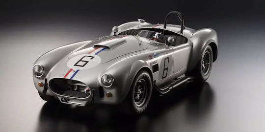 Kyosho 1/12 Scale Shelby Cobra 427 S C Racing Screen No6 Silver 08632s