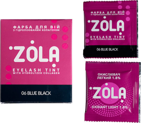 Zola Collagen Βαφή για Φρύδια 06 Blue Black 5ml