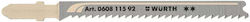 Wurth Wood Knife 75/2.5 5pcs