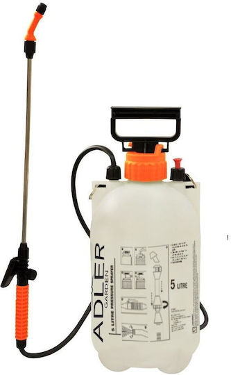 Adler Pressure Sprayer with 5lt Capacity 2.5bar in White Colour