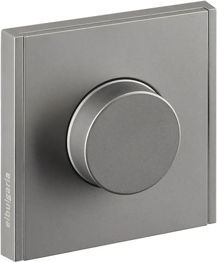 LED Dimmerschalter Rotierend 100W in Graue Farbe