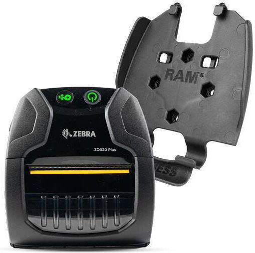 Ram Mounts Ram Quick Release Printer Mount Zebra Zq310 Series Multicolor