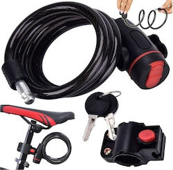 Anti-theft Lock Bicycle Motorcycle Electric Scooter Scooter Seat Mount Black Red