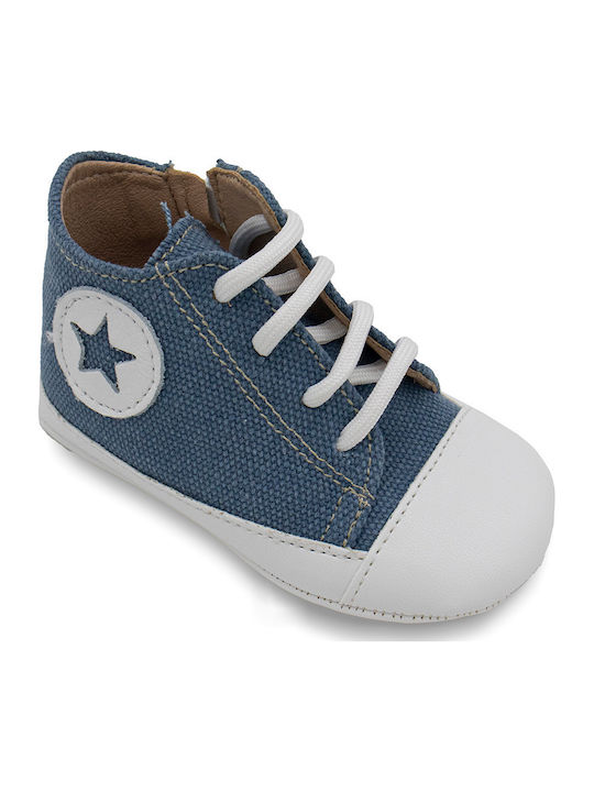 Gorgino Βαπτιστικά Sneakers Αγκαλιάς Πετρόλ