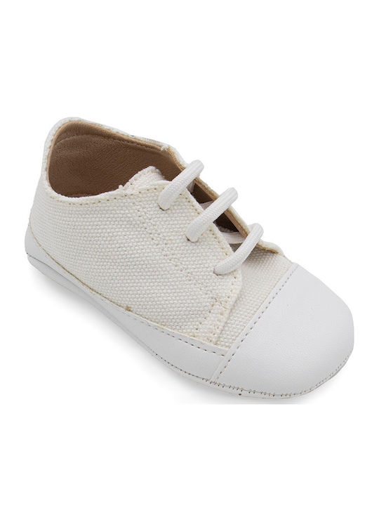 Gorgino Christening Soft Sole White Sneakers M135 White