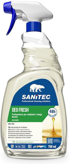 Sanitec Deo Fresh Plus Air Freshener Odor Elimination Technology Scent Gold Argan 0.75l