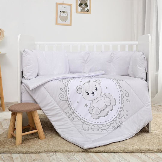 Lorelli Σετ Κούνιας Ranforce Gray 7τμχ