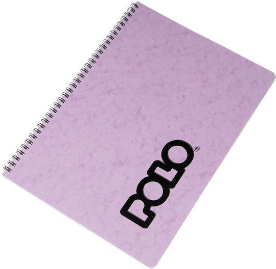 Polo Σπιράλ Τετράδιο Ριγέ Α4 3 Θεμάτων Note (Διάφορα Χρώματα)