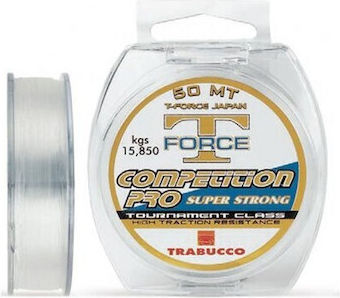 Πετονιά Trabucco T-force Competition Pro 50m Χρωμα Διάφανο Μεγεθος 0.180