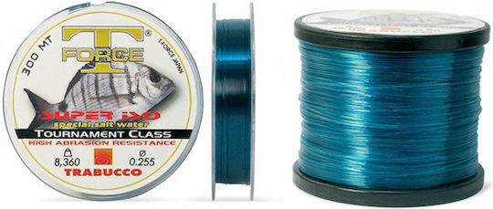Angelschnüre Trabucco T-force Super Iso 300m Farbe Blau Größe 0.300
