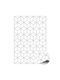 Tulup Covor de Bucătărie Rectangular Impermeabil Alb 150x225cm