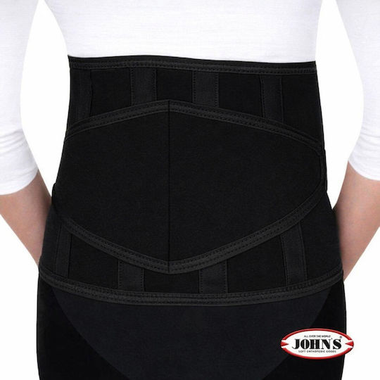 Johns Elastic Waist Belt Neoprene Height 24cm in Black Colour 11350
