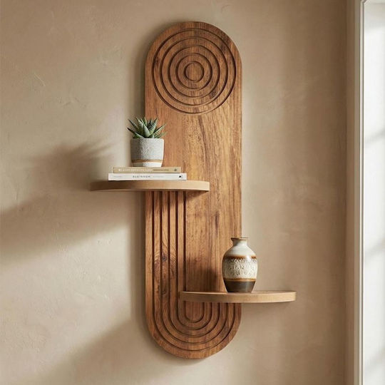 Wandregal Artwill 46x13x70cm Eiche Wandregal Artwill 46x13x70cm Eiche