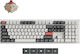 Keychron Q6 Ultra Wireless Gaming Mechanical Keyboard with Custom Switches and RGB Lighting (English US) White