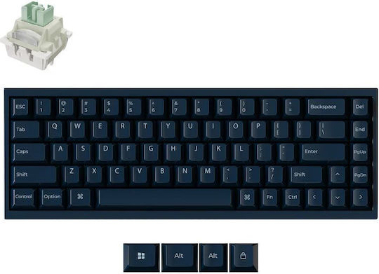 Keychron Q16 HE Q16HW-J1 Hall Effect Gaming Keyboard 65% with Custom Switches and RGB Lighting (English US) Blue