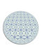 Tulup Round Kitchen Mat Waterproof Geometric Stars 140cm