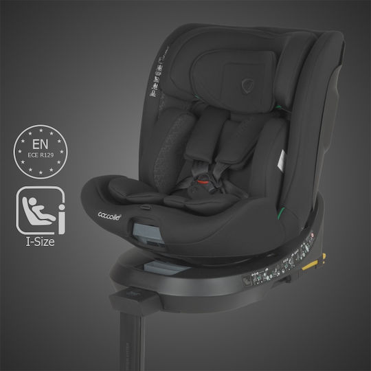 Coccolle Ario Καθισματάκι Αυτοκινήτου i-Size με Isofix Midnight Black