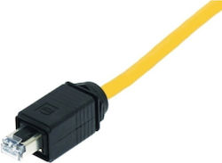 Patchkabel Nexans N10i.e34hj S/FTP Kat.6a 5 m Gelb Patchkabel Nexans N10i.e34hj S/FTP Kat.6a 5 m Gelb