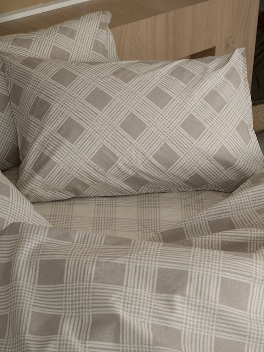Sunshine Duvet Cover Cotton Single 170x250 Cotton Feelings 2072 Beige
