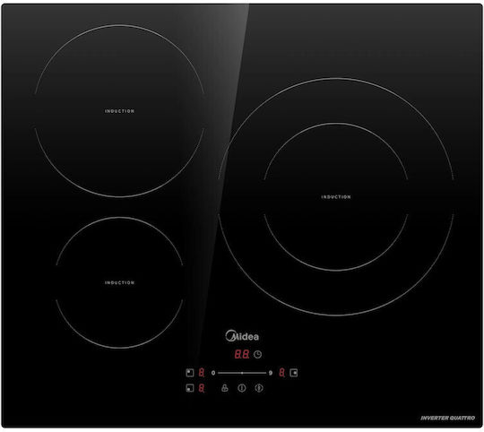 Midea Индукционен Автономен Плот с Функция Заключване 59x52см
