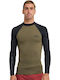 Quiksilver Everyday UPF 50 Men's Long Sleeve Sun Protection Shirt Green