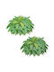 Vevor Artificial Boston Fern 1219 Mm 67 Leaves Set Of 2 Pieces