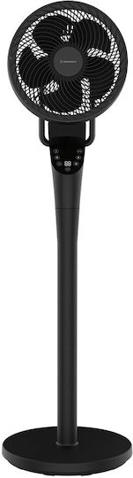 Morris Ανεμιστήρας Ορθοστάτης 32W Διαμέτρου 25cm με Τηλεχειριστήριο Μαύρος