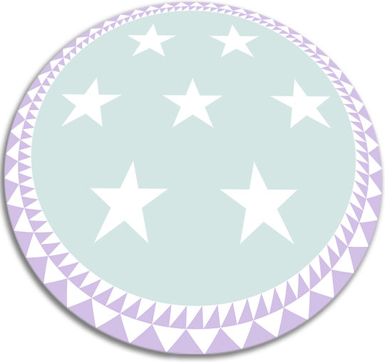 Tulup Round Blue Rug Φ70cm
