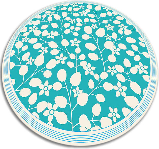 Tulup Non-Slip Round Blue Rug Φ50cm