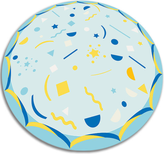 Tulup Round Blue Rug Φ150cm
