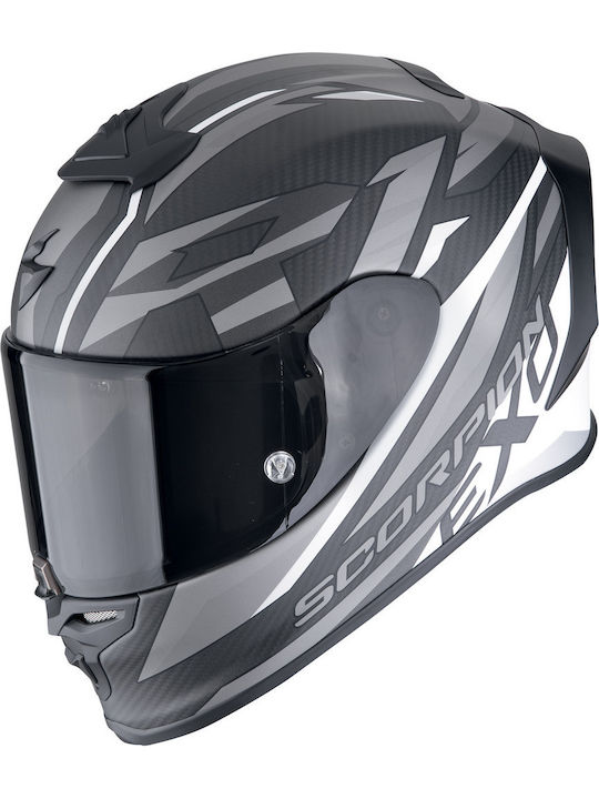 Scorpion EXO-R1 Evo Carbon Air Matt Black/White...