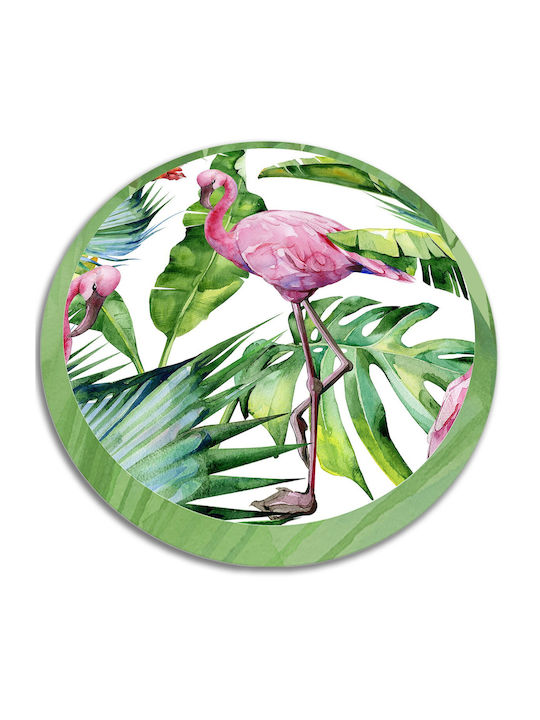 Tulup Rund Küchenmatte 50x50cm 010260360840000019812 Flamingo