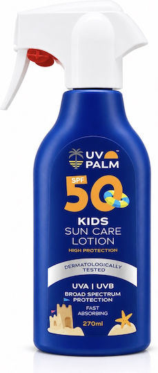 UV Palm SPF50 Αδιάβροχο Παιδικό Αντηλιακό Spray 270ml