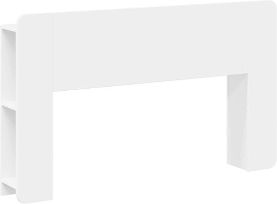vidaXL vidaXL Hölzernes Kopfstütze für Betten Weiß 135x80cm