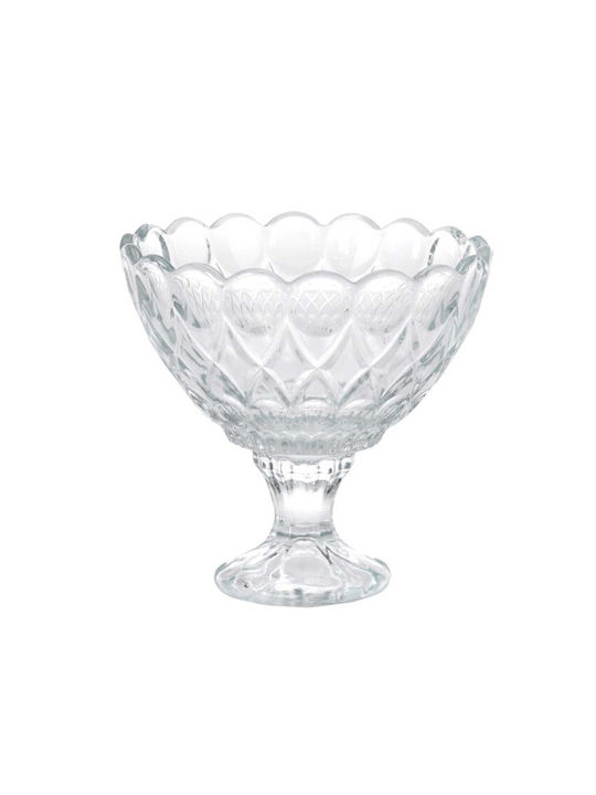 Marva Round Glass Transparent Serving Bowl with Diameter 9.7cm 6 Pieces