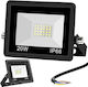 Verk Group Proiector LED Etanș 20W Alb Rece 6000K IP66