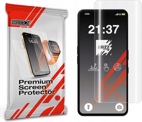 Grizzglass Hydrofilm Protective Film Compatible Nothing Phone 3a Pro Transparent