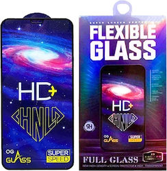 Full Cover Full Glue Τζαμάκι Προστασίας Οθόνης Apple I Phone 12 Pro Μαύρο