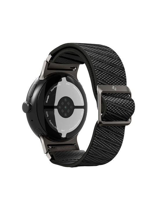 Spigen Lite Fit X Amp11420 Google Pixel Watch Watch 2 Watch 3 Watch 4 41mm Черен