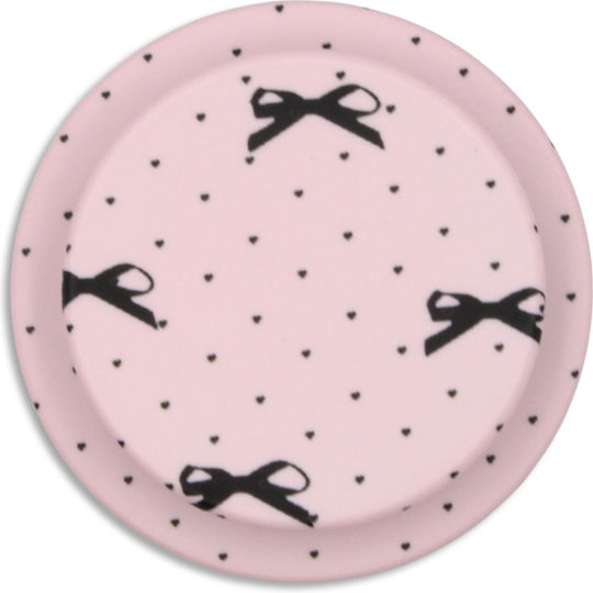 Pop Socket Magsafe Pink With Black Bows