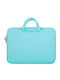 Hurtel Shoulder Handheld Bag for Laptop 15.6" in Light Blue Colour