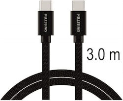 Swissten USB 2.0 USB-C male - USB-C 60W 3m (71527210) Swissten USB 2.0 USB-C male - USB-C 60W 3m (71527210)