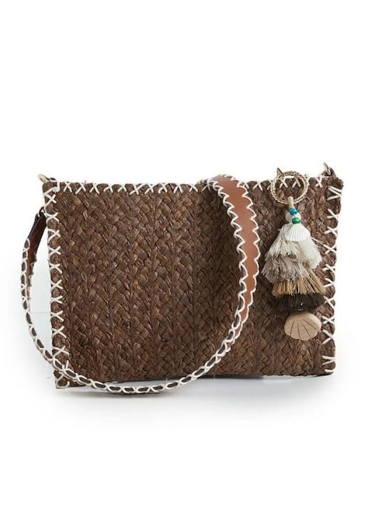 BSB Straw Women's Crossbody Bag Brown