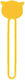 Cable Clip 1 Pc Yellow 9145576281765