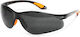 Professional Uv Protective Glasses Gray Smoke Lenses Scratch-resistant Polyamide Frame Comfortable Lightweight